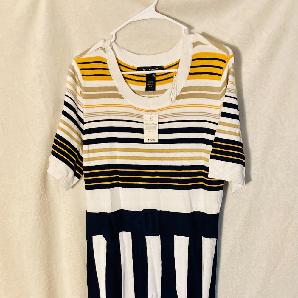 Ashley Stewart Short Sleeve Dress